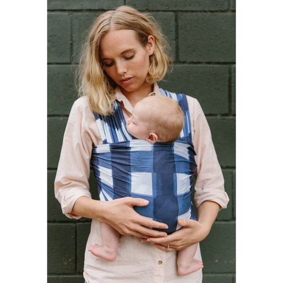 plaid baby wrap